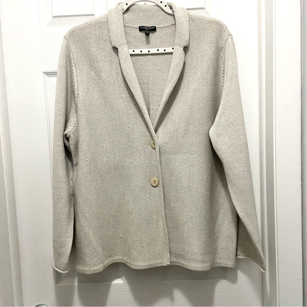 Eileen Fisher Merino Cardigan 1x